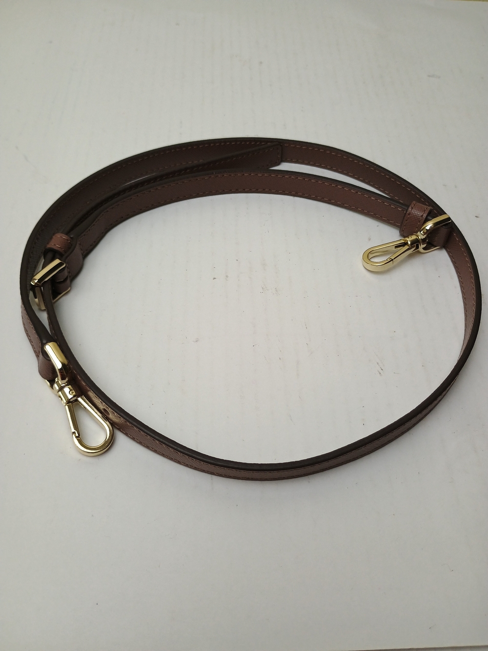kate spade Replacement Strap Taupe Leather Adjustable Bag Strap Gold Hardware
